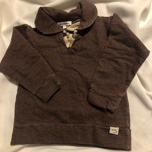 Kids Collared Long Sleeve Shirt